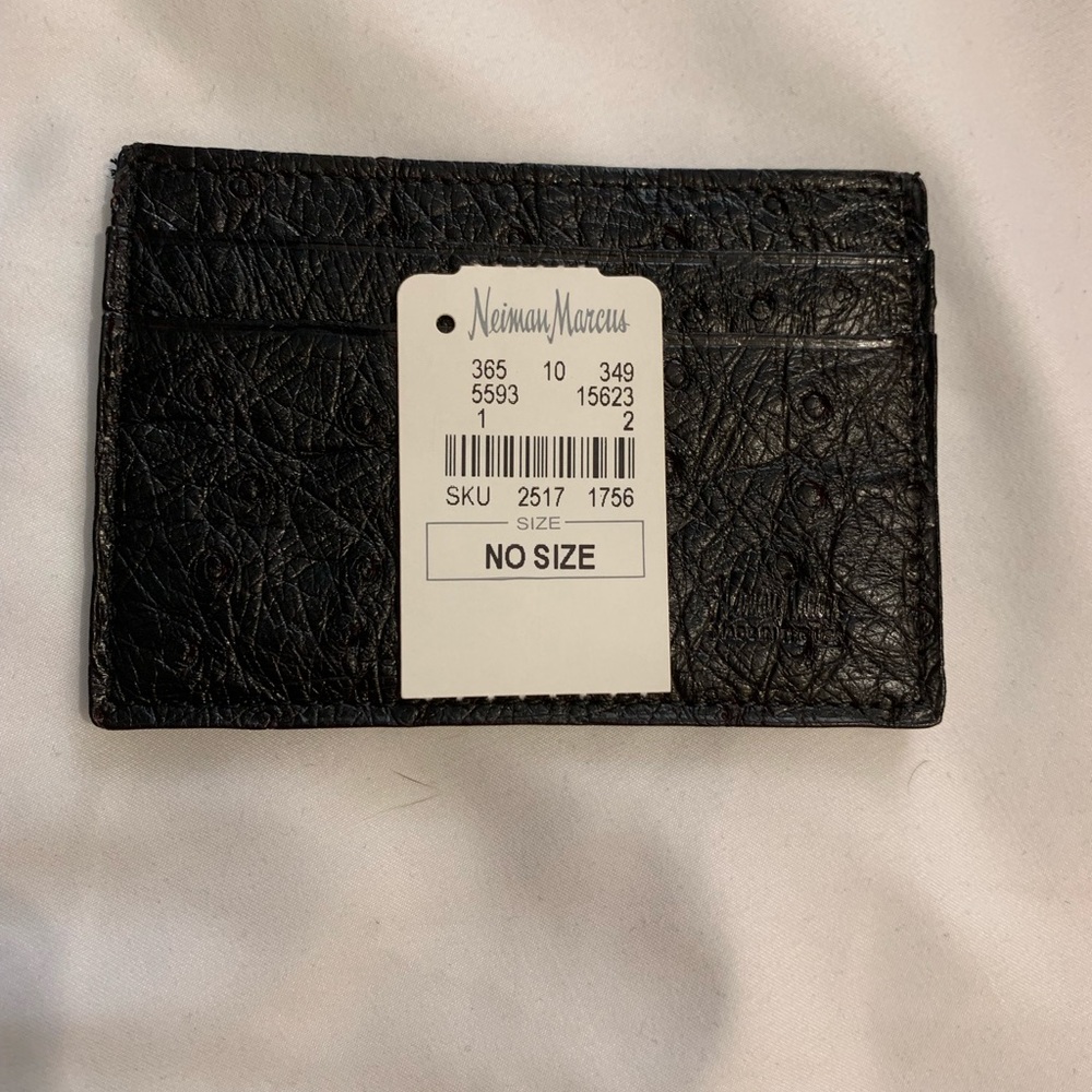 Ostrich Card Case/holder